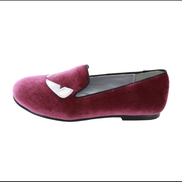 Hoo shoes monster velvet loafer flats 10 - Picture 3 of 9